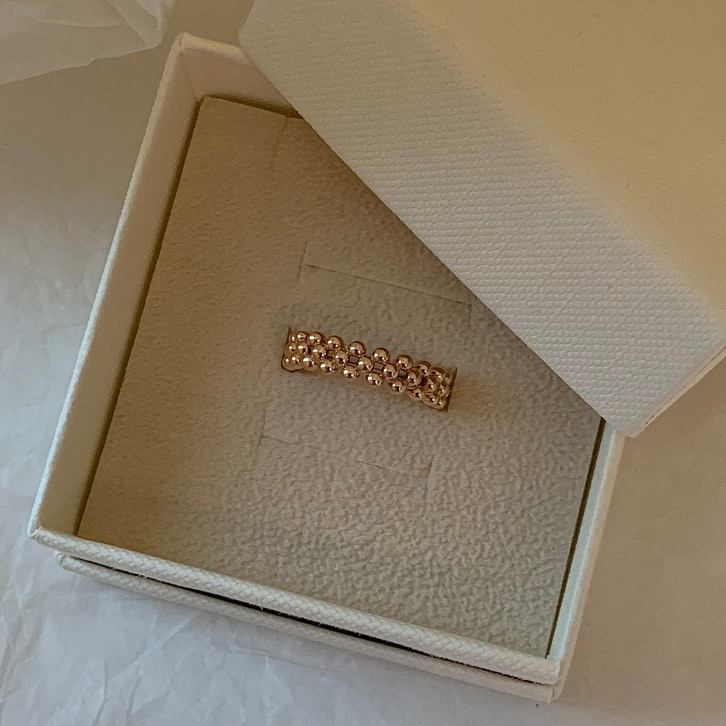 Beaded Bubble Ring