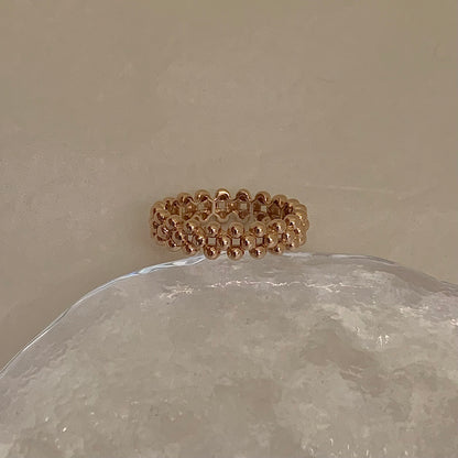 Beaded Bubble Ring