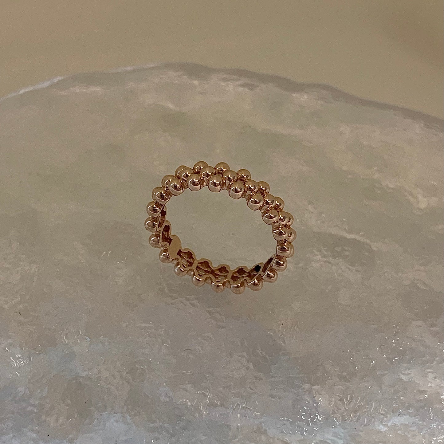 Beaded Bubble Ring