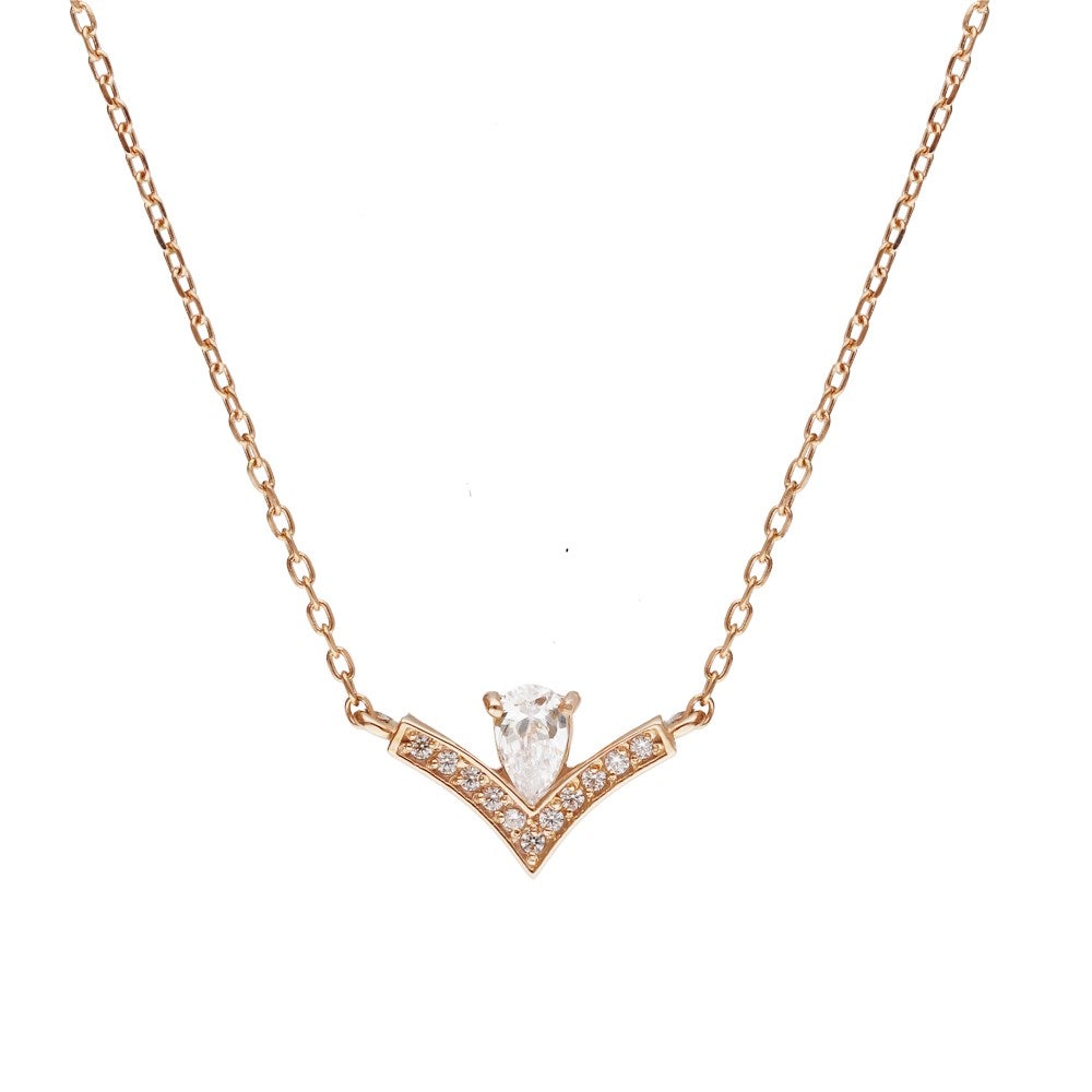 Teardrop V Necklace
