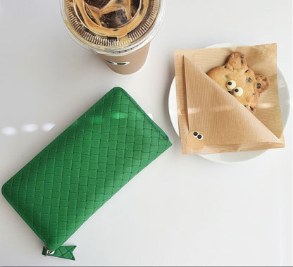 Large Woven Print Wallet