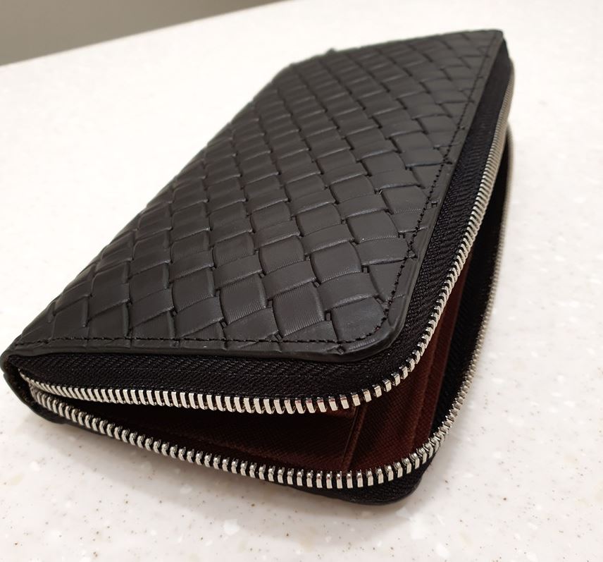 Large Woven Print Wallet