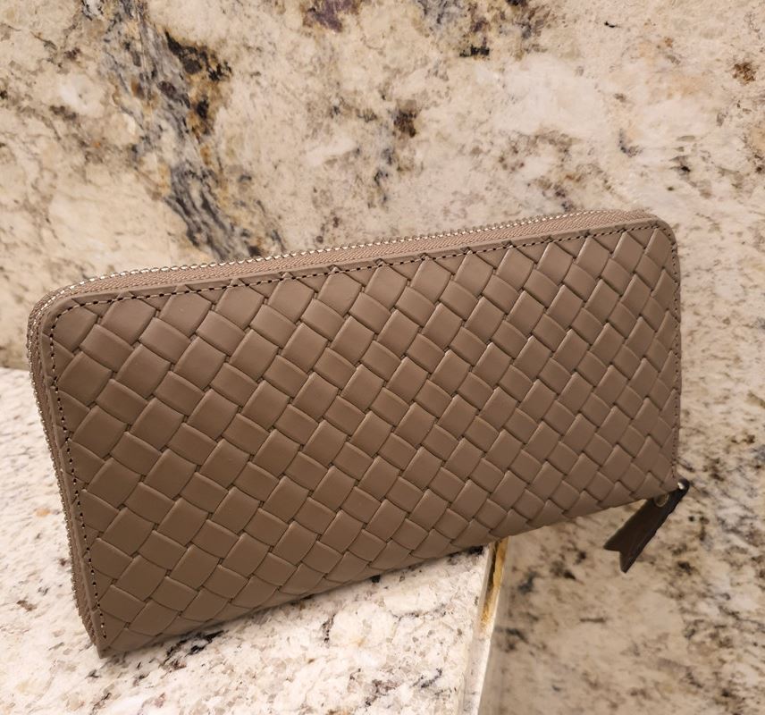 Large Woven Print Wallet