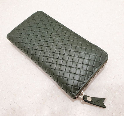 Large Woven Print Wallet