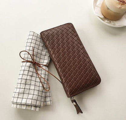 Large Woven Print Wallet