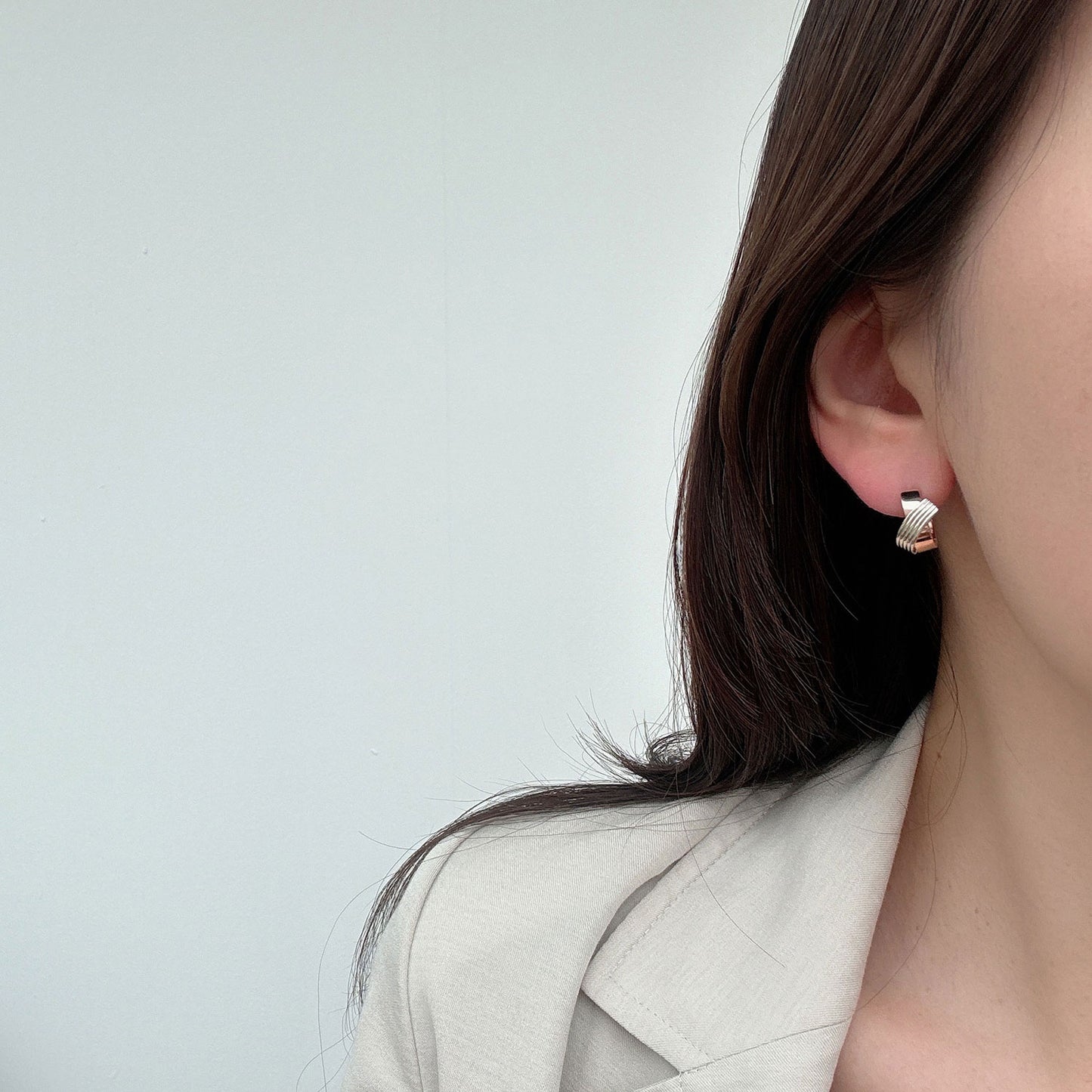 Textured X Earrings