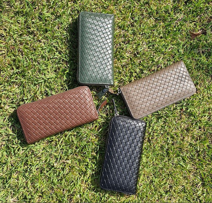 Large Woven Print Wallet