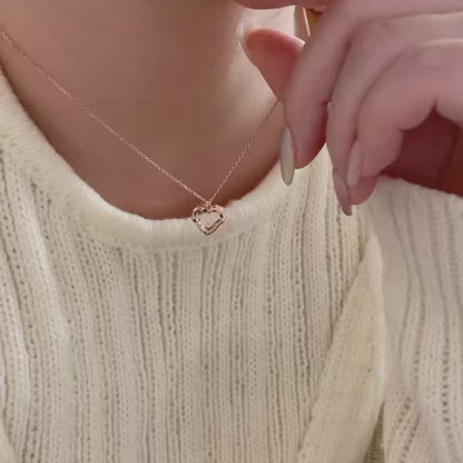 Antique Heart Cut Necklace
