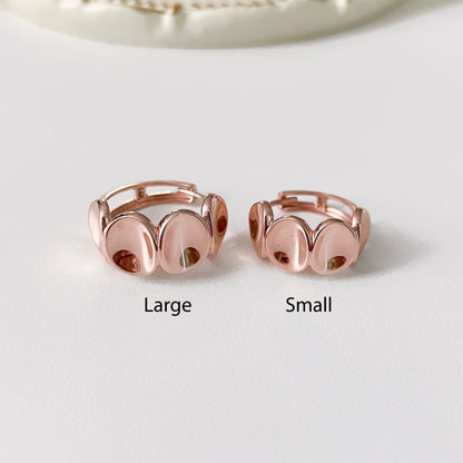 Textured Hoop Earrings