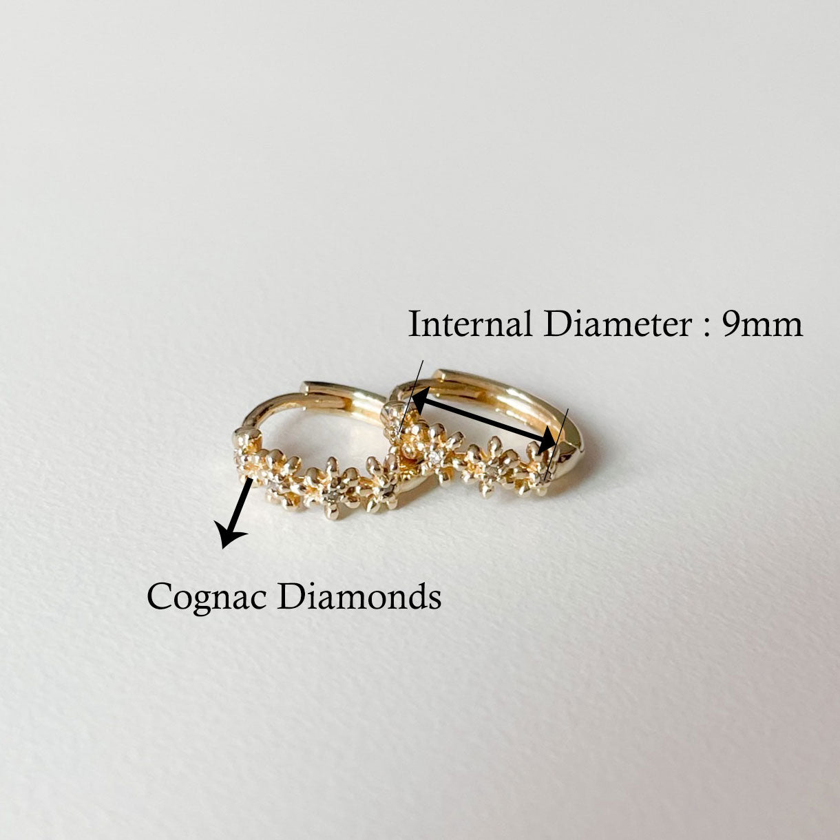 Flower DiamondEarrings