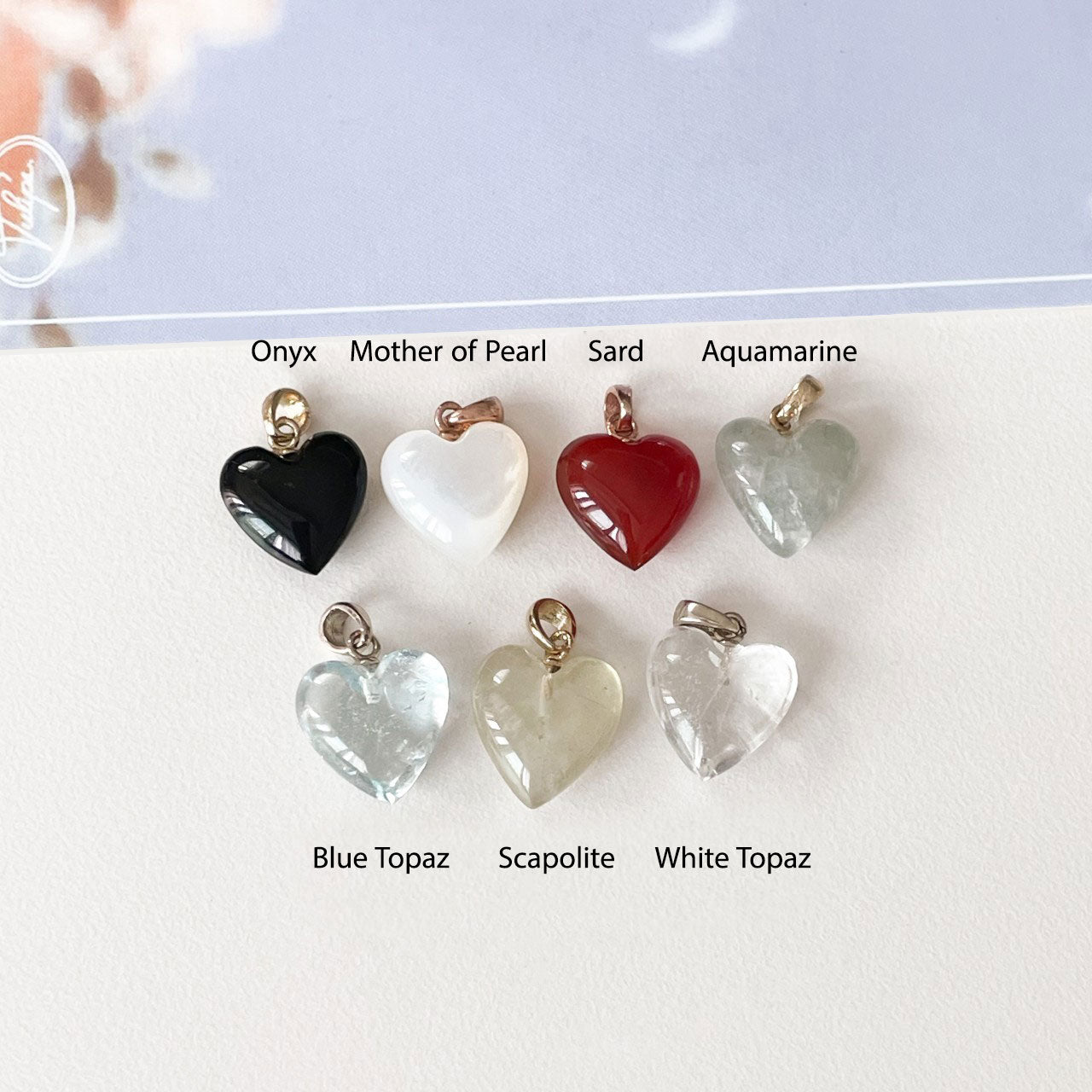 Heart Gemstone Pendant