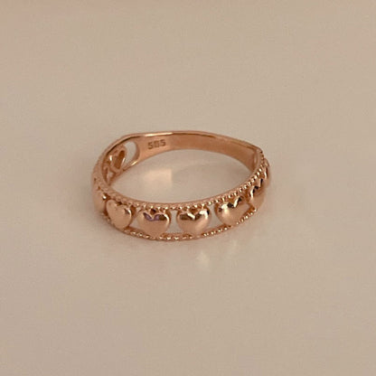 Heart Link Ring