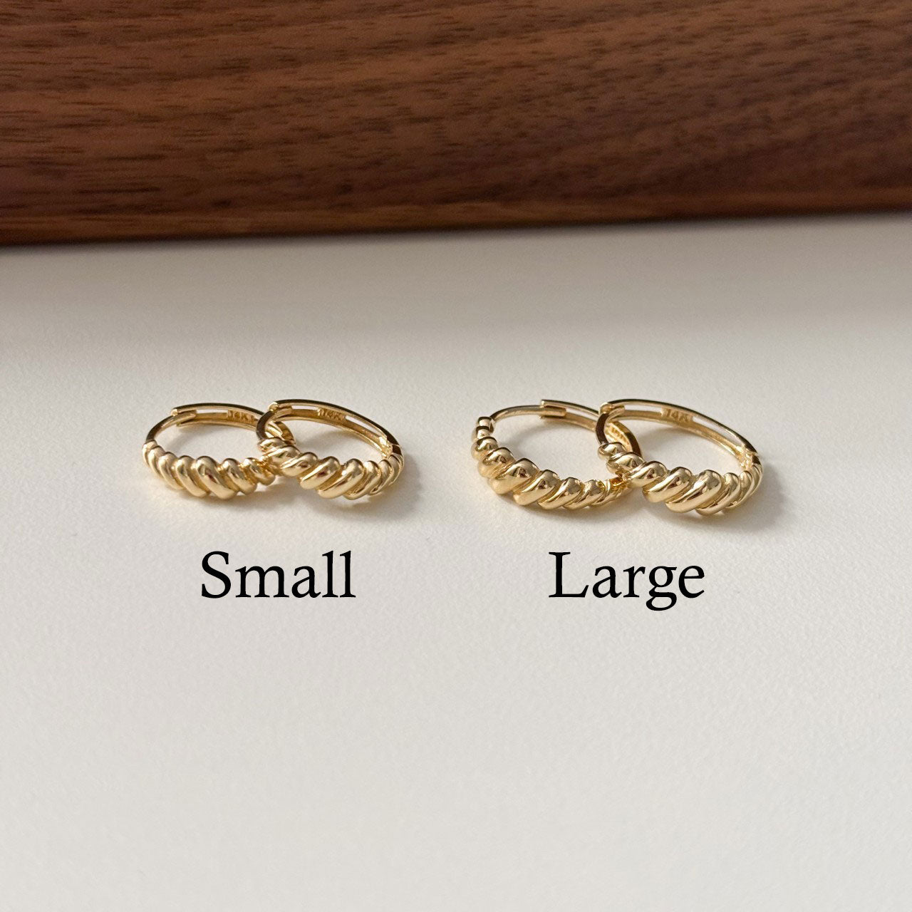 Croissant Hoop Earrings