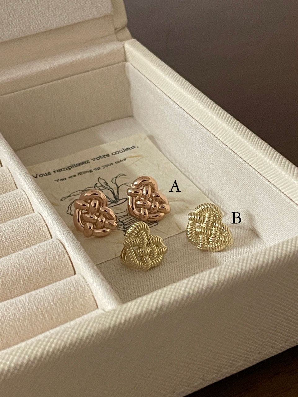 Pretzel Earrings